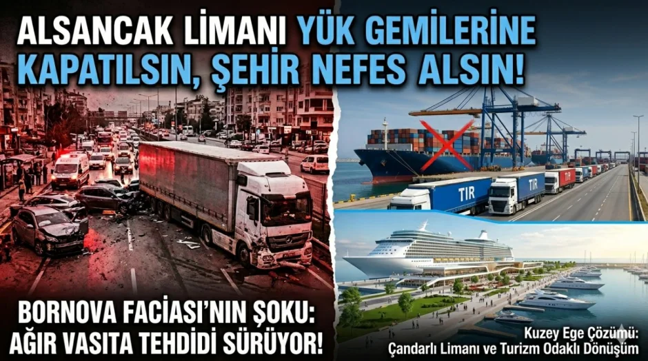 Alsancak Limanı Yük Gemilerine Kapatılsın, Şehir Nefes Alsın